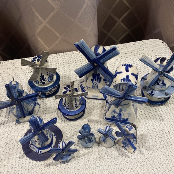 Delft Blue Collection! Windmills, Stein, Shoes, Sewing Machines, Steins, etc - Picture 9 of 13